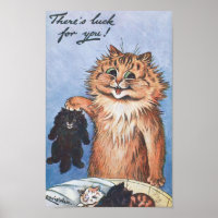 Cat and Kittens, Louis Wain