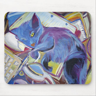 Cat and Mouse Mouse Pad