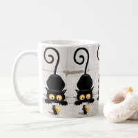 Cat and Mouse with Cheese Fun Cartoon Characters