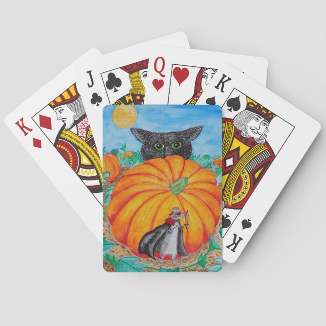 Cat and Mouseketeer Playing Cards (Back)