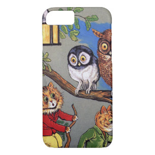 Cat and Owl, Louis Wain Case-Mate iPhone Case