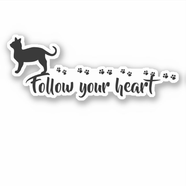 Cat and pawprints custom (Front)