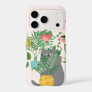 Cat and Plants