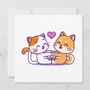Cat And Shiba Inu