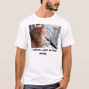 cat and squirrel, so close...yet so far away T-Shirt