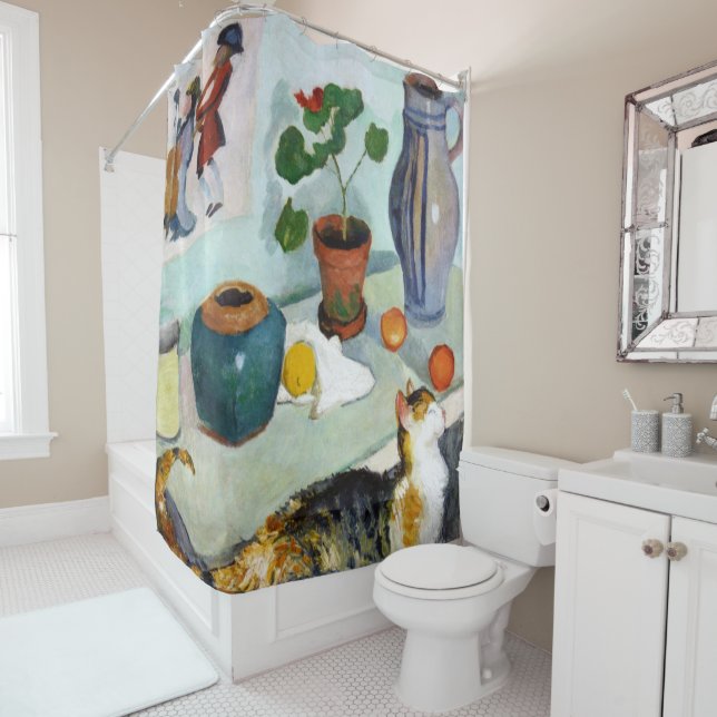 Cat and Still Life, August Macke (In Situ)