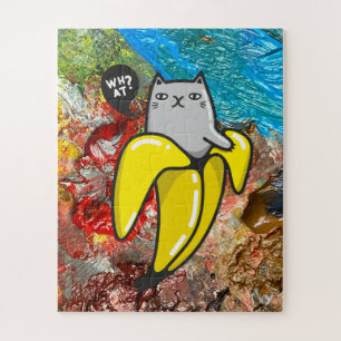 Cat and the colours jigsaw puzzle