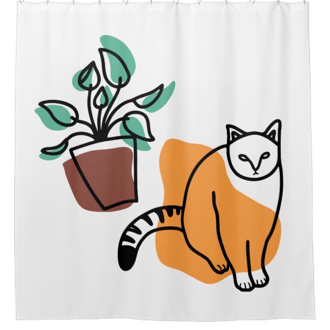 Cat and the plant (Front)