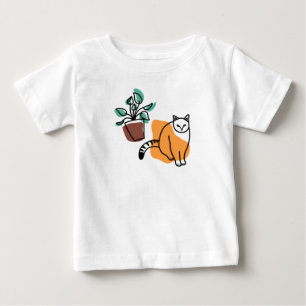 Cat and the plant baby T-Shirt