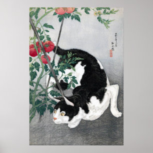 Cat and Tomato, Takahashi Shotei Poster