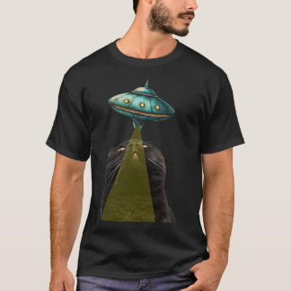 Cat And Ufo T-Shirt
