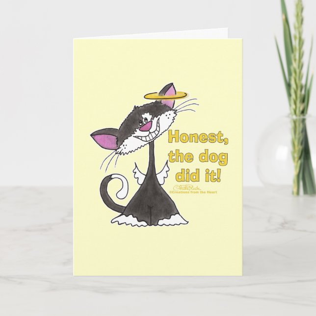 Cat Angel Card (Front)