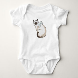 Cat Angel wings Baby Bodysuit
