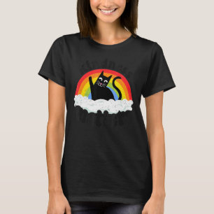 Cat Anti Bullying Rainbow Kindness Matters Sped Te T-Shirt