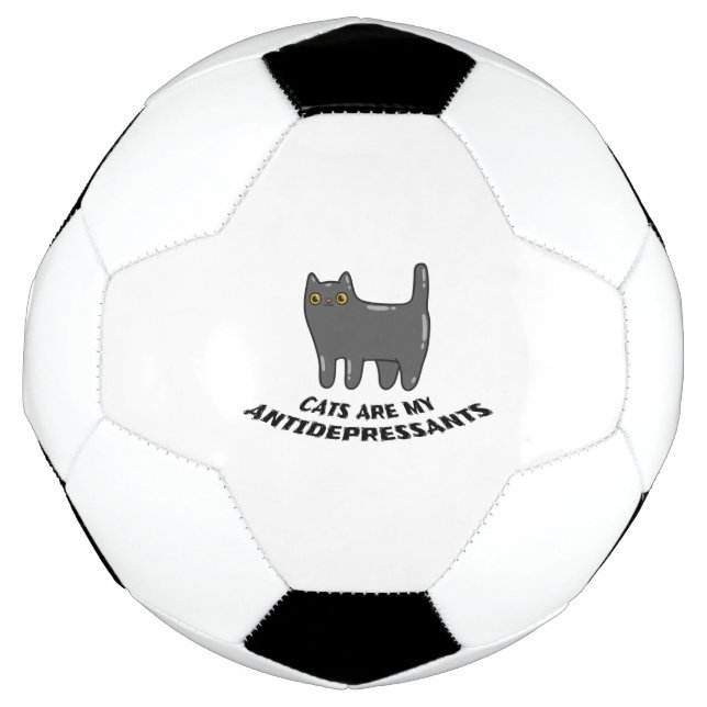 Cat Antidepressant Soccer Ball (Front)