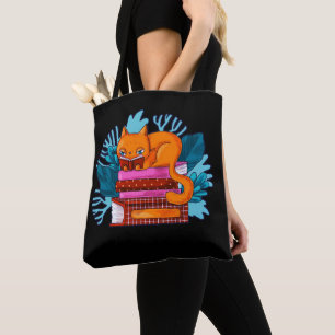 Cat Approved Books Tote Bag