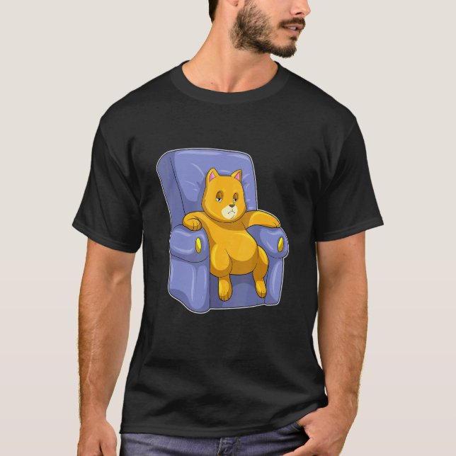 Cat Armchair T-Shirt (Front)