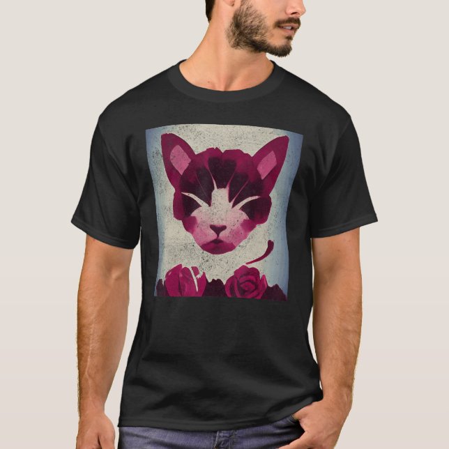 Cat Art 12 T-Shirt (Front)