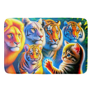 Cat Art Bath Mat