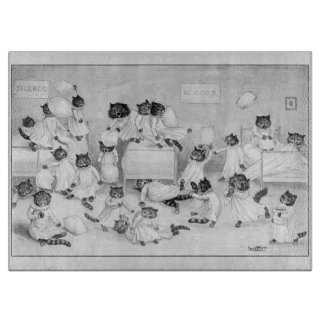 Cat Art by Louis Wain 1900 Cutting Board