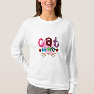 Cat Art Cat Mom_2 T-Shirt