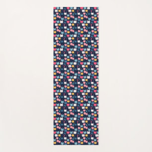Cat Art   Cute Cat Faces Yoga Mat