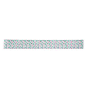 Cat Art Cute Cat Rainbows Satin Ribbon