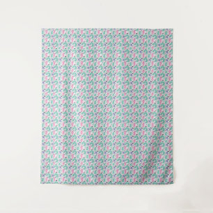 Cat Art   Cute Cat Rainbows Tapestry