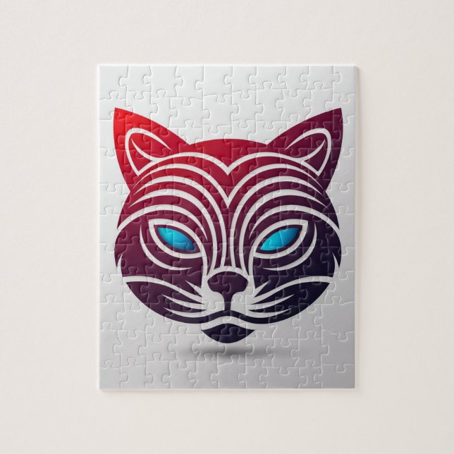 Cat Art Jigsaw Puzzle (Vertical)