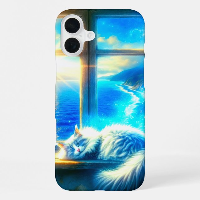 Cat Art Phone Case (Back)