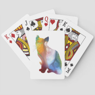 Cat Art Playing Cards