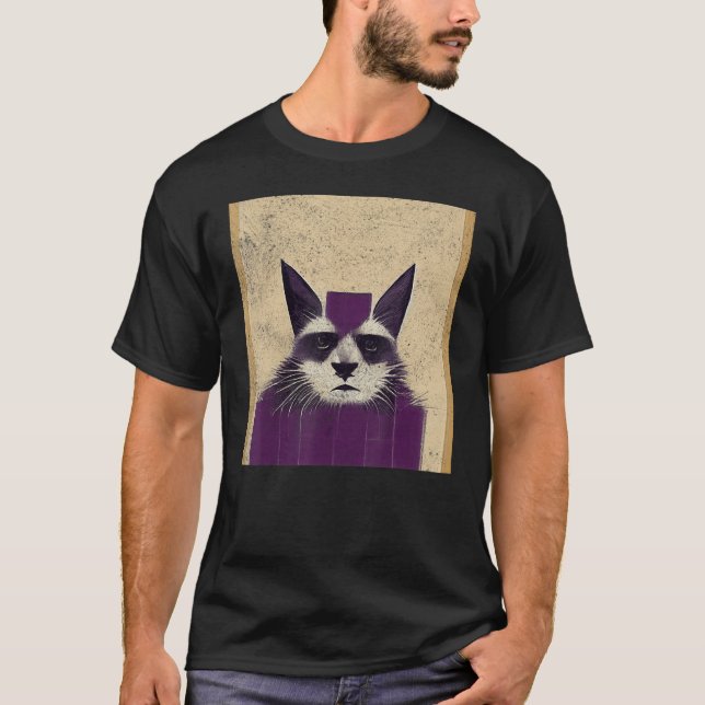 Cat Art T-Shirt (Front)