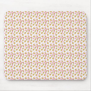 Cat Artwork   Cute Cat Valentine Mouse Pad