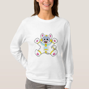 Cat as Astronaut in Costume T-Shirt