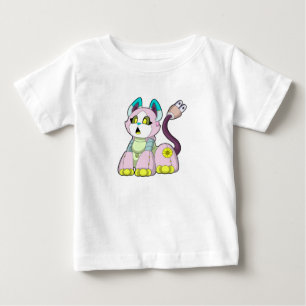 Cat as Robot Baby T-Shirt