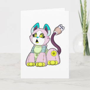 Cat as Robot Card