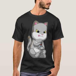 Cat as with Joystick T-Shirt