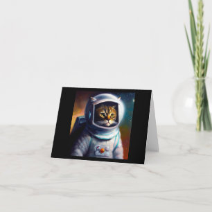 Cat Astronaut Card