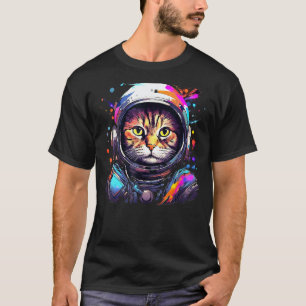 Cat Astronaut Funny Space Cat T-Shirt