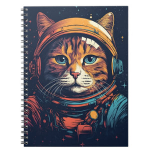 Cat Astronaut Notebook