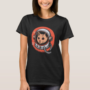 Cat Astronaut Spacecat Kitten Kitty Space Men Wome T-Shirt