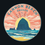 Cat at Cannon Beach Oregon Magnet<br><div class="desc">Cannon Beach, a charming coastal town nestled on the Oregon Coast, is renowned for its dramatic scenery, pristine beaches, and artistic heritage. The town is home to Haystack Rock, a towering sea stack that is a popular landmark for tourists and photographers. Cannon Beach is also a haven for art lovers,...</div>