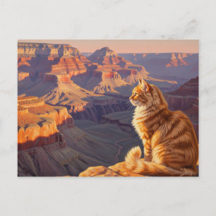 Cat at Grand Canyon National Park Postcard