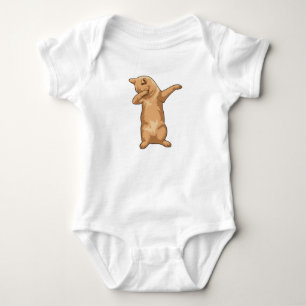 Cat at Hip Hop Dance Dab Baby Bodysuit