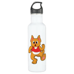 Cat at Running 710 Ml Water Bottle