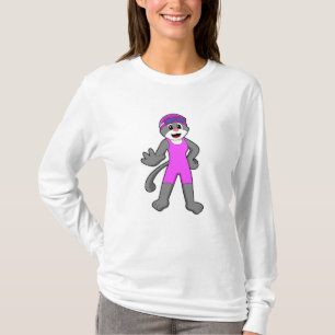 Cat at Swimming with Swimsuit T-Shirt