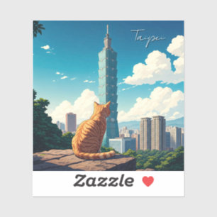 Cat at Taipei 101 Taiwan