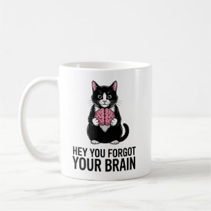 Cat Attitude Antisocial Introvert Stupid People Coffee Mug