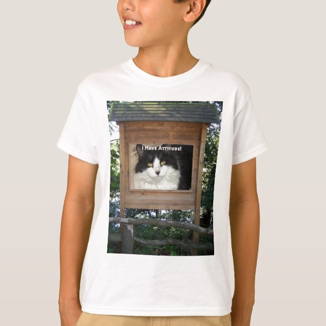 Cat Attitude T-Shirt (Front)
