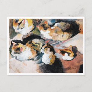 Cat, August Macke Postcard